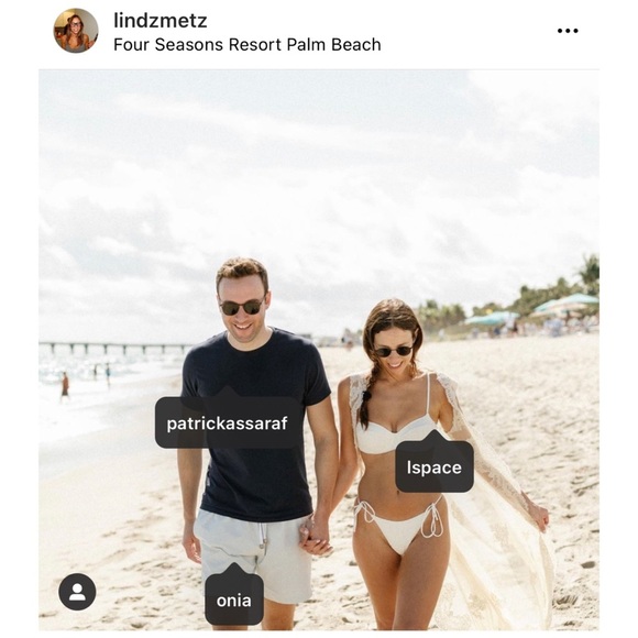 NWT L*Space Cream Bikini: Marley Bikini Top and Aubree Bitsy Bottoms Small $209 - Picture 15 of 16